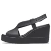 Brooklyn – Bequeme, rutschfeste schwarze Sportsandalen