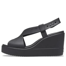 Brooklyn – Bequeme, rutschfeste schwarze Sportsandalen
