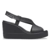 Brooklyn – Bequeme, rutschfeste schwarze Sportsandalen