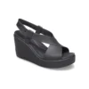 Brooklyn – Bequeme, rutschfeste schwarze Sportsandalen