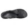Brooklyn – Bequeme, rutschfeste schwarze Sportsandalen