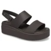 Brooklyn Croco Low Espresso Sandale „Brown“