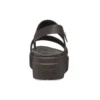 Brooklyn Croco Low Espresso Sandale „Brown“