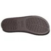 Brooklyn Croco Shine Slide Sandalen „Espresso“