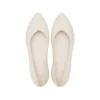 Brooklyn Flache Schuhe „Cream White“