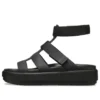 Brooklyn Luxe Gladiator-Sandalen „Black“