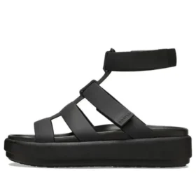 Brooklyn Luxe Gladiator-Sandalen „Black“