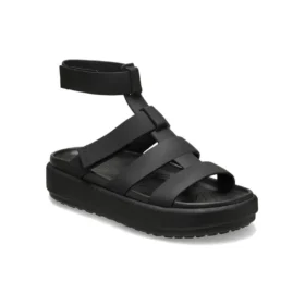 Brooklyn Luxe Gladiator-Sandalen „Black“