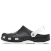 Brooklyn Nets Classic Clogs „Schwarz-Weiß“