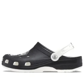 Brooklyn Nets Classic Clogs „Schwarz-Weiß“
