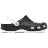 Brooklyn Nets Classic Clogs „Schwarz-Weiß“