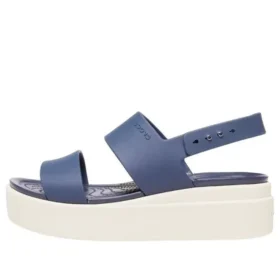 Brooklyn Sandalen mit dicker Sohle Blaugrau „Blue Grey“