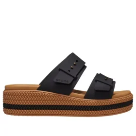 Brooklyn Woven Buckle Sandalen „Schwarz-Braun“