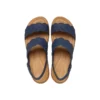 Brooklyn Woven Wedge Sandalen „Blue Brown“