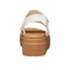 Brooklyn Woven Wedge Sandalen „White Brown“