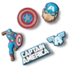 Captain America 5er-Pack Jibbitz-Anstecker