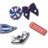 Cheer 5er-Pack Jibbitz-Anstecker