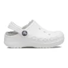 Classic Baya Lined Clog „White Grey“