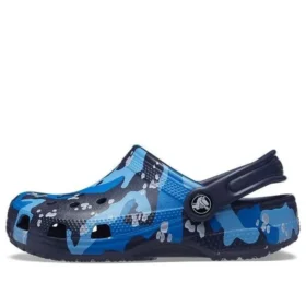 Classic Camo Clogs „Blau Schwarz“