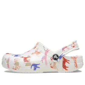 Classic Character Print Clog K „Weiß Rot Blau“