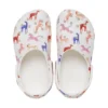 Classic Character Print Clog K „Weiß Rot Blau“