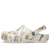 Classic Clog Camouflage-Print Beach „White Camouflage“