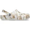 Classic Clog Camouflage-Print Beach „White Camouflage“