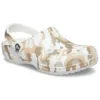 Classic Clog Camouflage-Print Beach „White Camouflage“