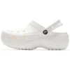 Classic Clog Clouds Retro-Strandschuh Weiß