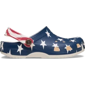 Classic Clog für Kinder mit amerikanischer Flagge