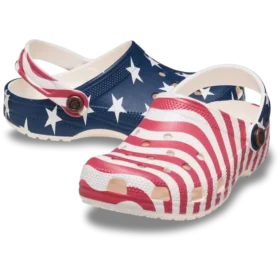 Classic Clog für Kinder mit amerikanischer Flagge