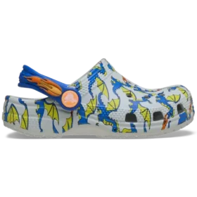 Classic Clog für Kleinkinder mit Drachen-Grafik