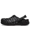 Classic Clog Lined Geometric „Schwarz“