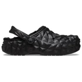 Classic Clog Lined Geometric „Schwarz“