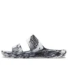 Classic Clog Marbled Beach Sports „Weiß Schwarz“