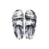 Classic Clog Marbled Beach Sports „Weiß Schwarz“