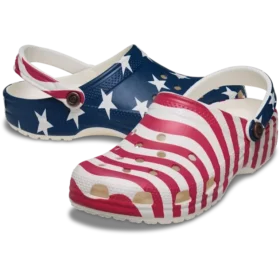 Classic Clog mit amerikanischer Flagge