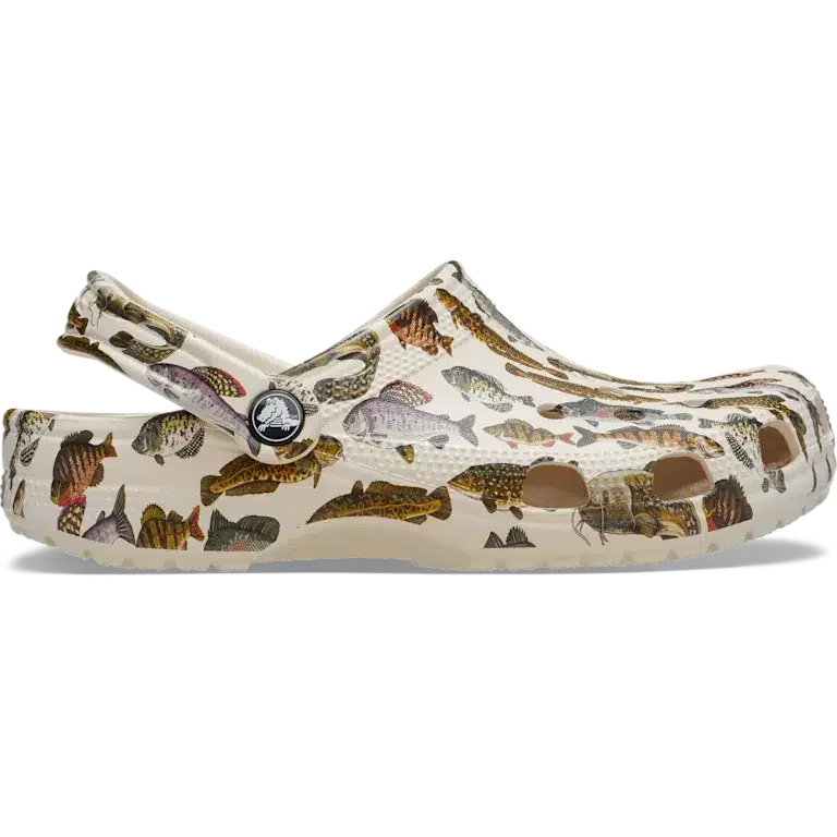 Classic Clog mit Süßwasserfisch-Motiv Classic Clog mit Süßwasserfisch-Motiv