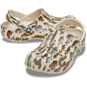 Classic Clog mit Süßwasserfisch-Motiv