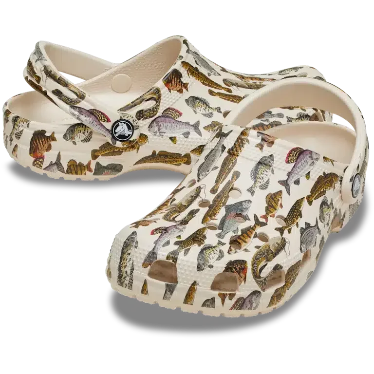 Classic Clog mit Süßwasserfisch-Motiv Classic Clog mit Süßwasserfisch-Motiv
