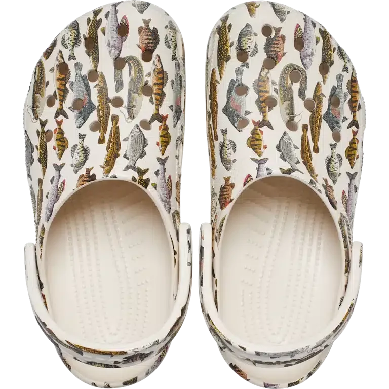 Classic Clog mit Süßwasserfisch-Motiv Classic Clog mit Süßwasserfisch-Motiv