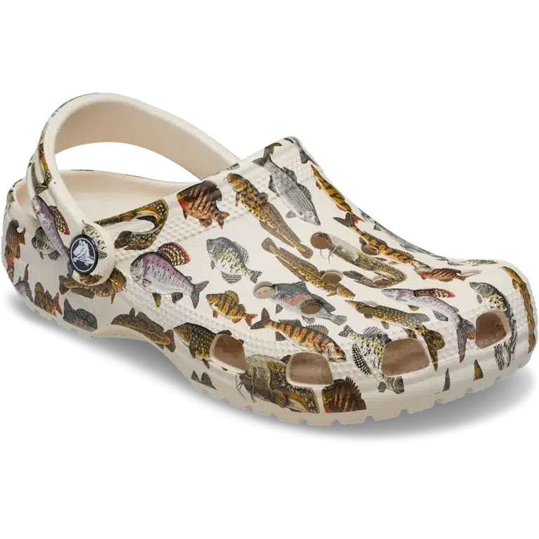 Classic Clog mit Süßwasserfisch-Motiv Classic Clog mit Süßwasserfisch-Motiv
