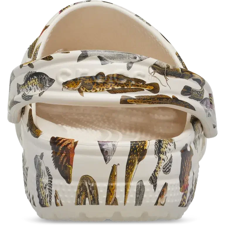 Classic Clog mit Süßwasserfisch-Motiv Classic Clog mit Süßwasserfisch-Motiv