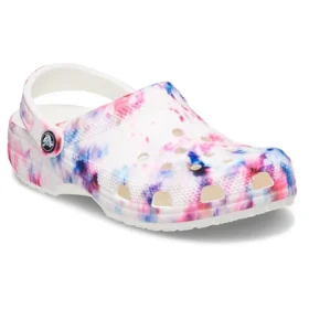 Classic Clog mit Tie-Dye-Grafik „Garnet & Multi“
