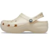 Classic Clog Platform Shimmer „Vanilla“
