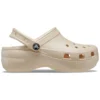 Classic Clog Platform Shimmer „Vanilla“