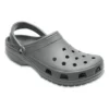 Classic Clog-Strand-Sandalen in Grau