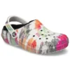 Classic Clog Tie-Dye „Multi-Color Black“