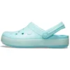 Classic Clog, transparent, Strand „Ice Blue“