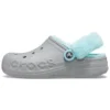 Classic Clog, warm und mit Fleece gefüttert „Grau-Blau“